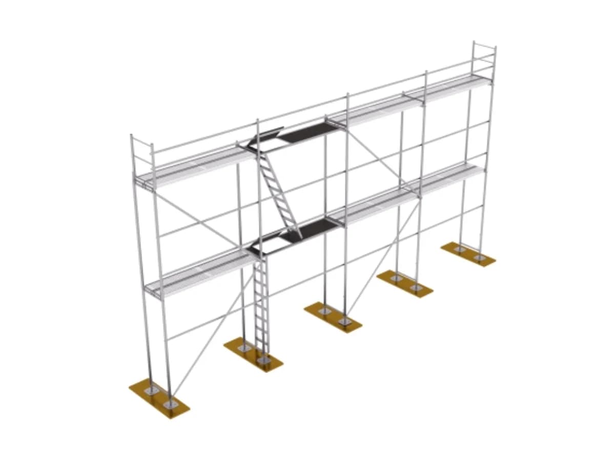 Baugerüst Stahl 110qm – Auf Anfrage mieten